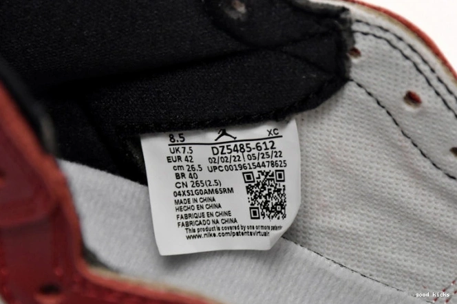 Cheap and Chicago High Found DZ5485-612 Jordan 1 Lost OG Retro 0629